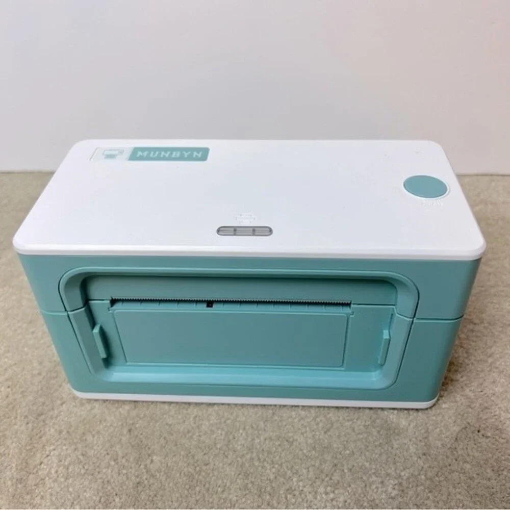MUNBYN Thermal Shipping Label Printer Green NIB